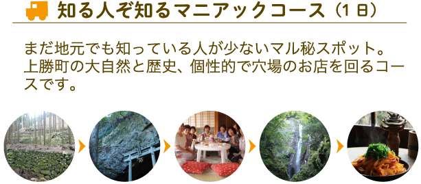 知る人ぞ知るマニアックコース（1日）